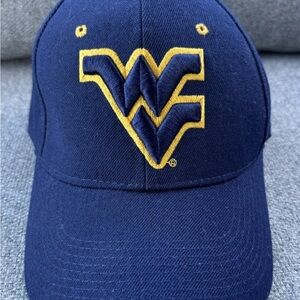 West Virginia Mountaineers Hat Zephyr Z Cap Fitted 6 3/4 Blue Gold WVU NCAA